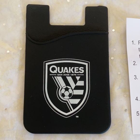 San Jose Earthquakes card holder. - Picture 3 of 4